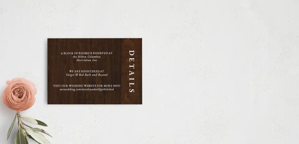 Guest Information Card