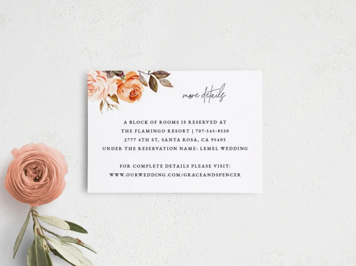Guest Information Card