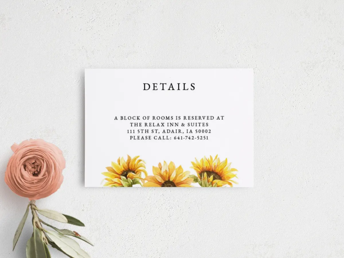 Guest Information Card