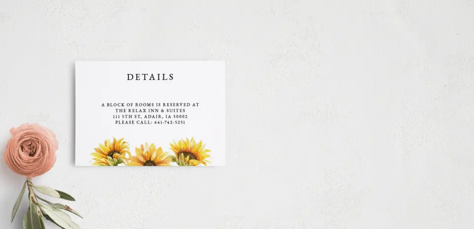 Guest Information Card