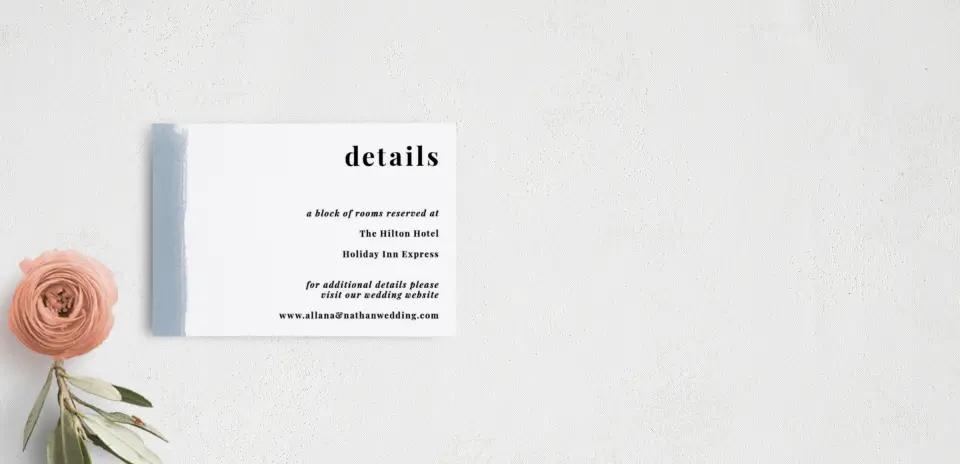 Guest Information Card