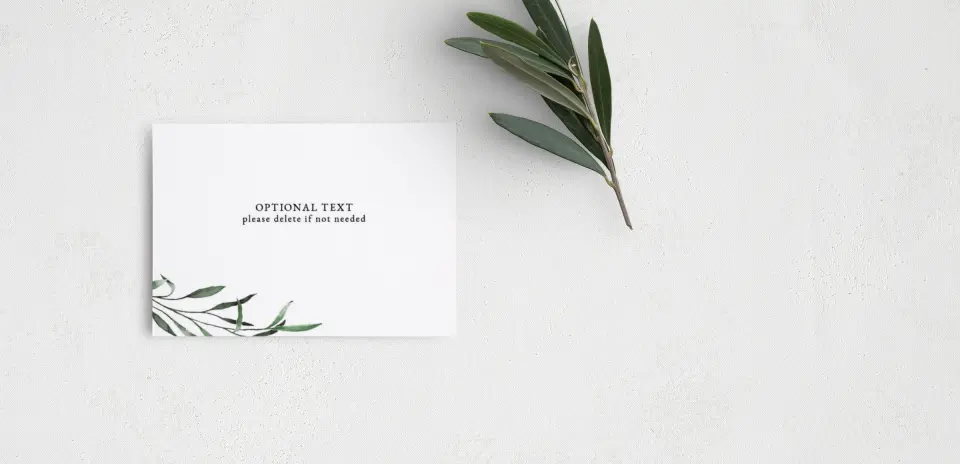 Guest Information Card Back View