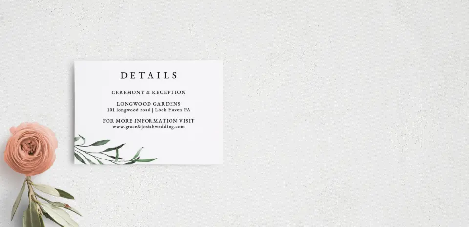 Guest Information Card