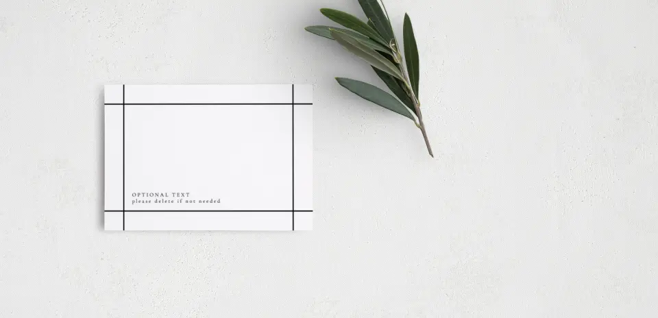 Guest Information Card Back View