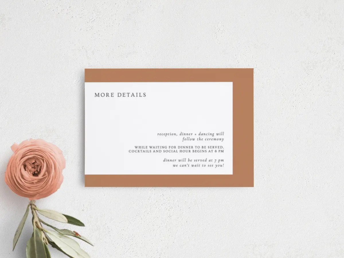 Guest Information Card