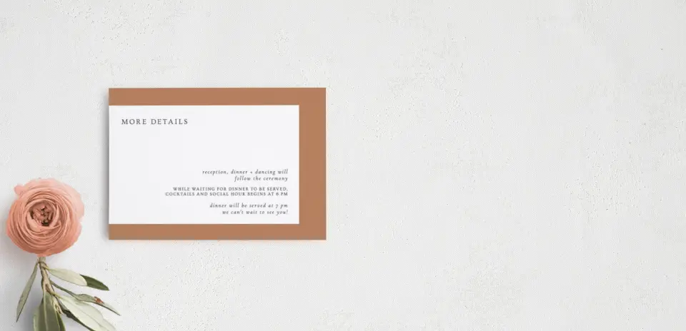 Guest Information Card