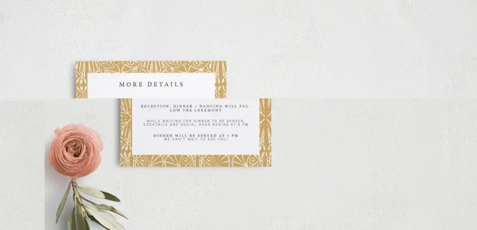 Guest Information Card