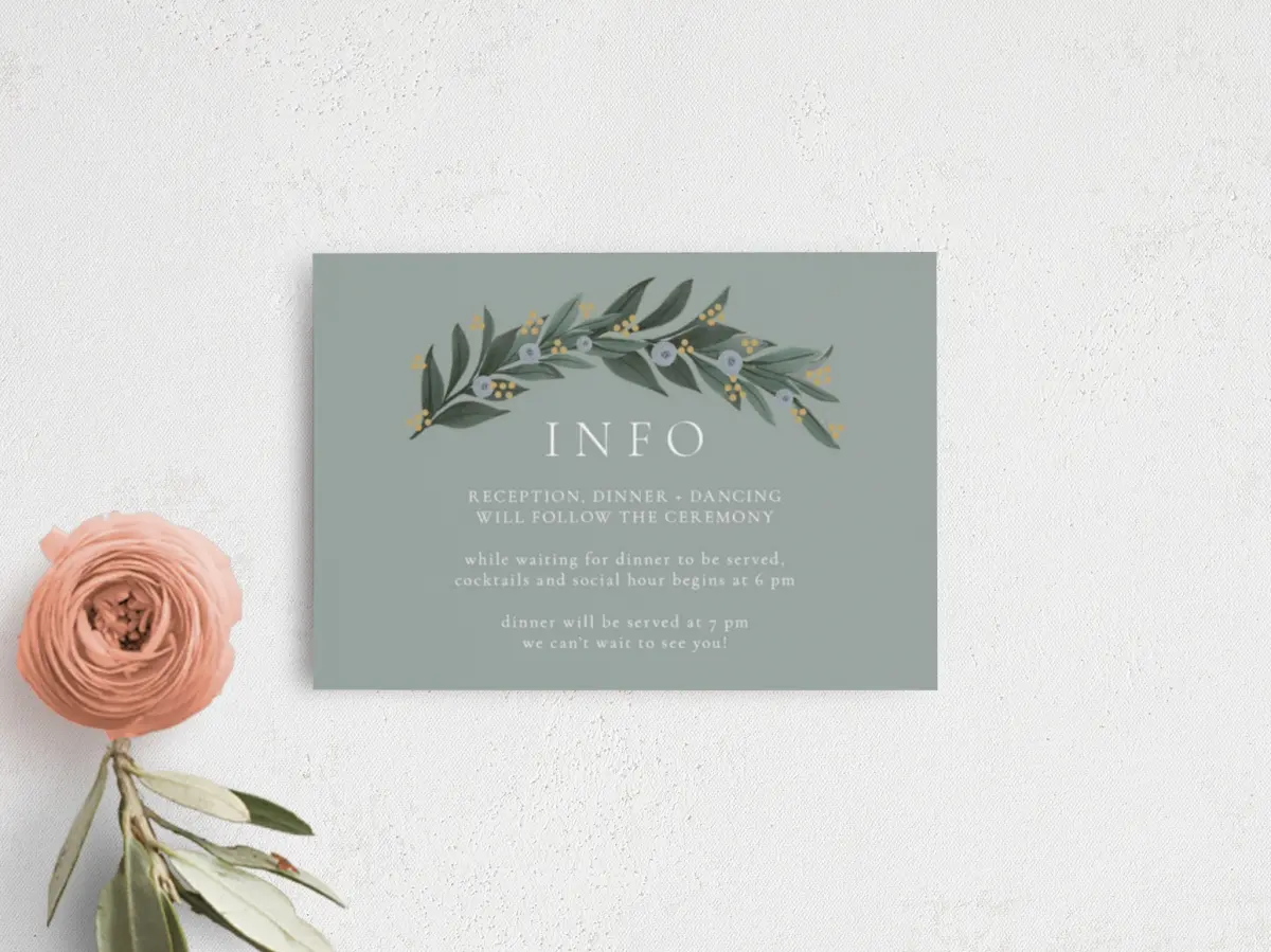 Guest Information Card