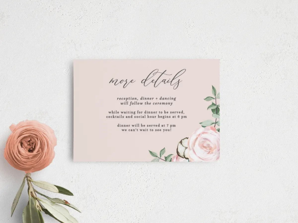 Guest Information Card