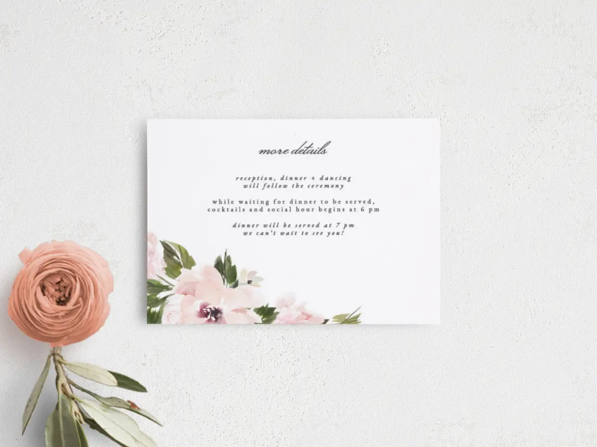 Guest Information Card