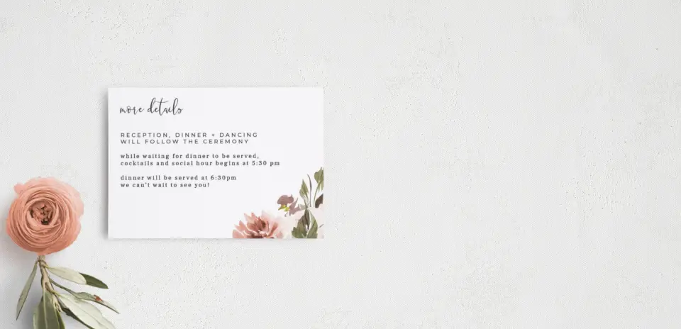 Guest Information Card