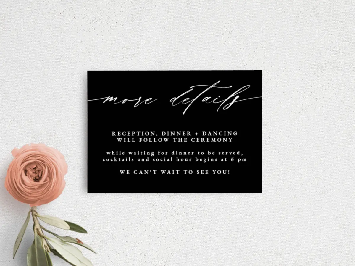 Guest Information Card