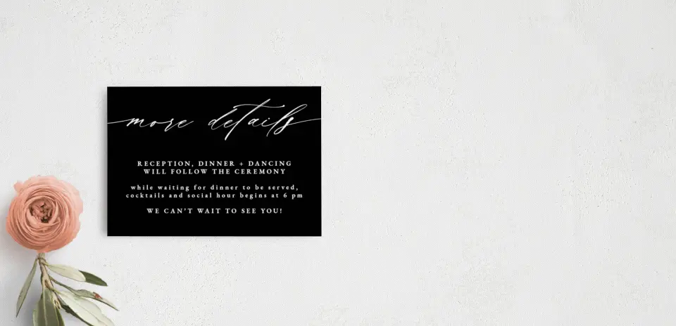Guest Information Card