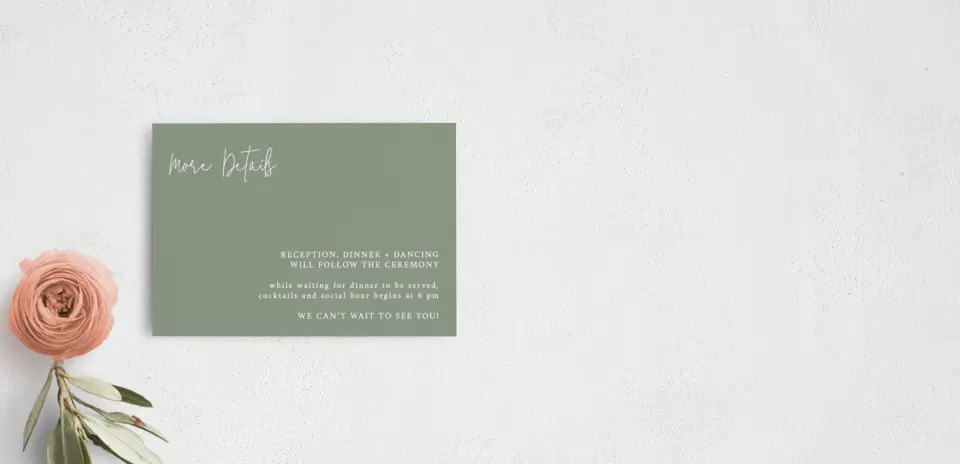 Guest Information Card