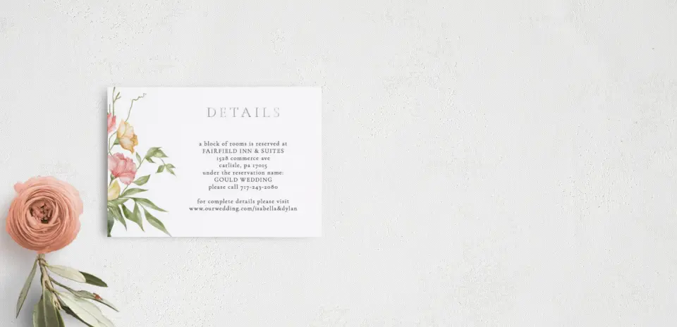 Guest Information Card