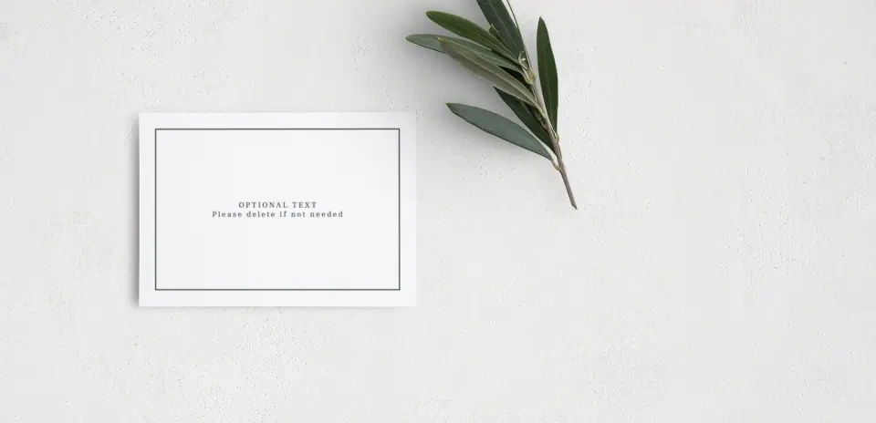 Guest Information Card Back View