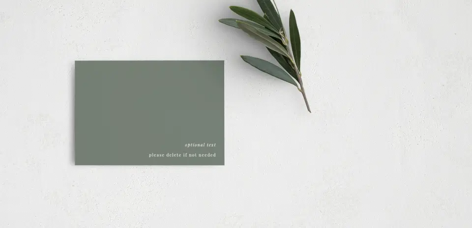 Guest Information Card Back View