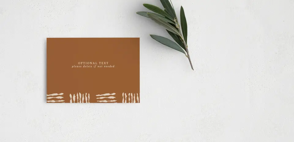 Guest Information Card Back View