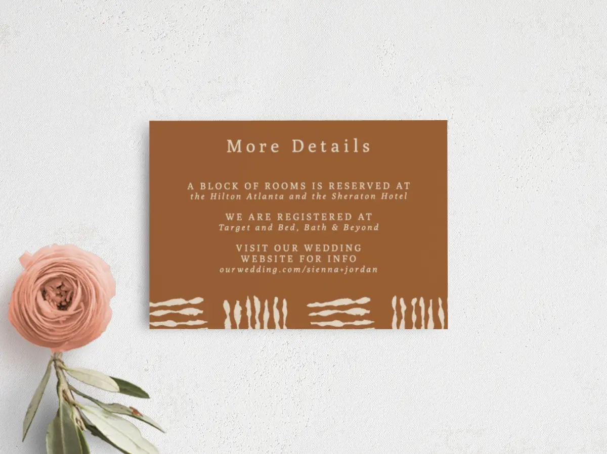 Guest Information Card