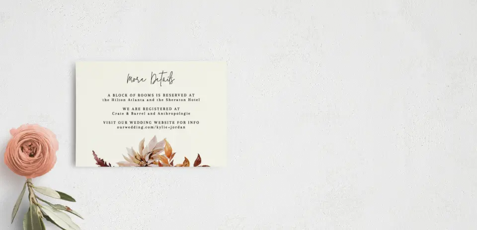 Guest Information Card