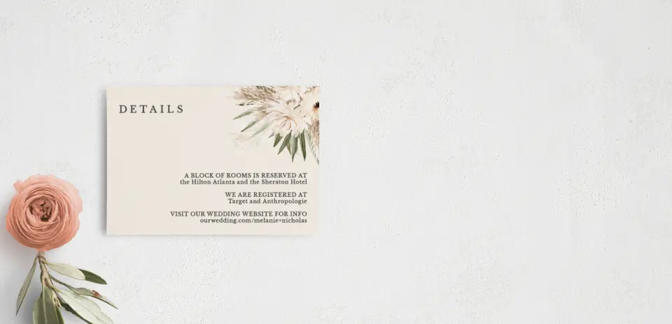 Guest Information Card
