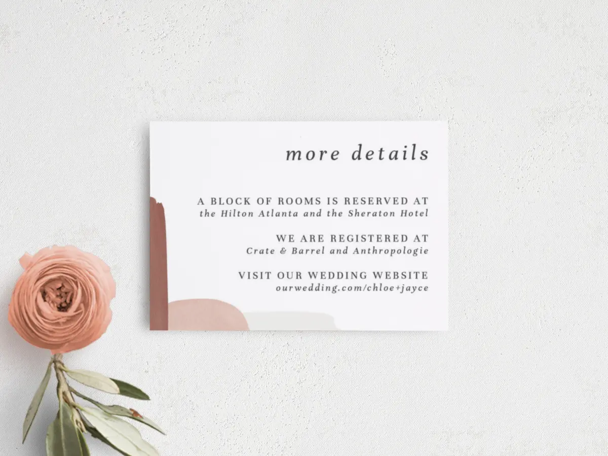 Guest Information Card