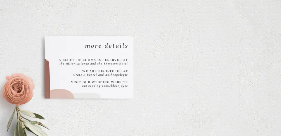 Guest Information Card