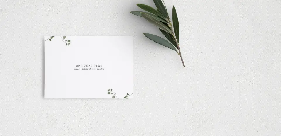Guest Information Card Back View