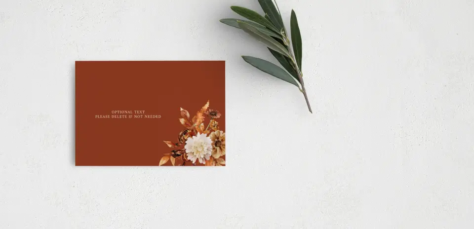 Guest Information Card Back View
