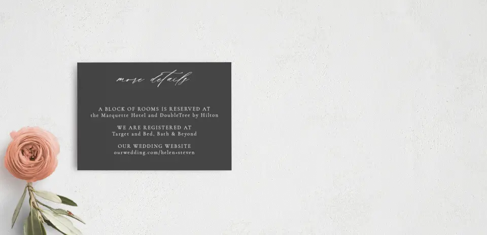 Guest Information Card