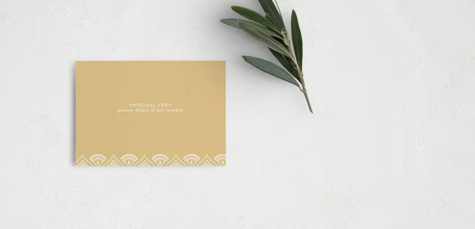 Guest Information Card Back View