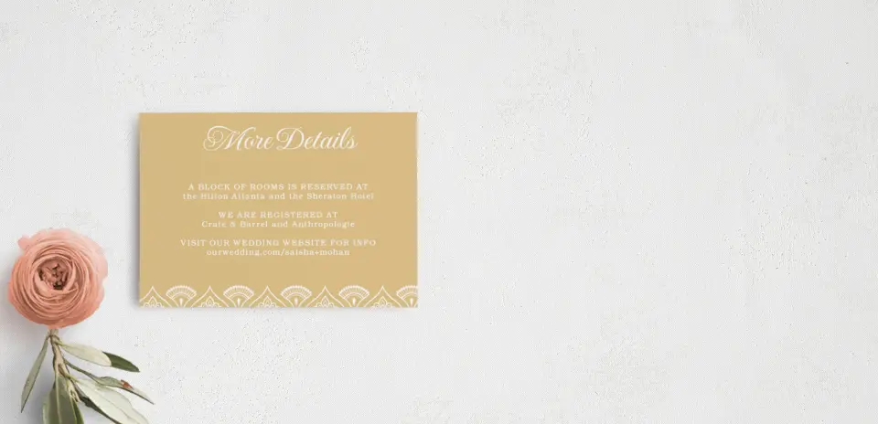 Guest Information Card
