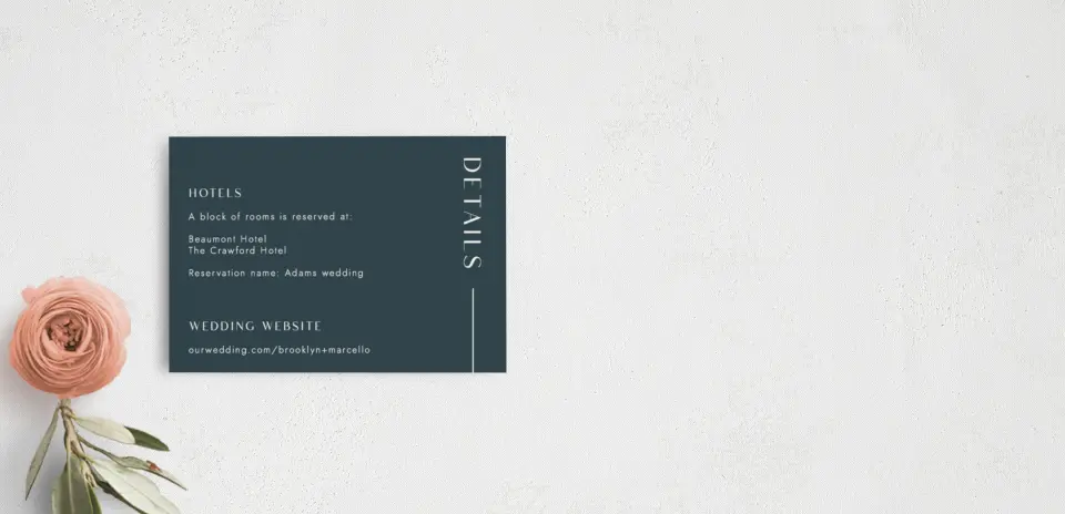 Guest Information Card
