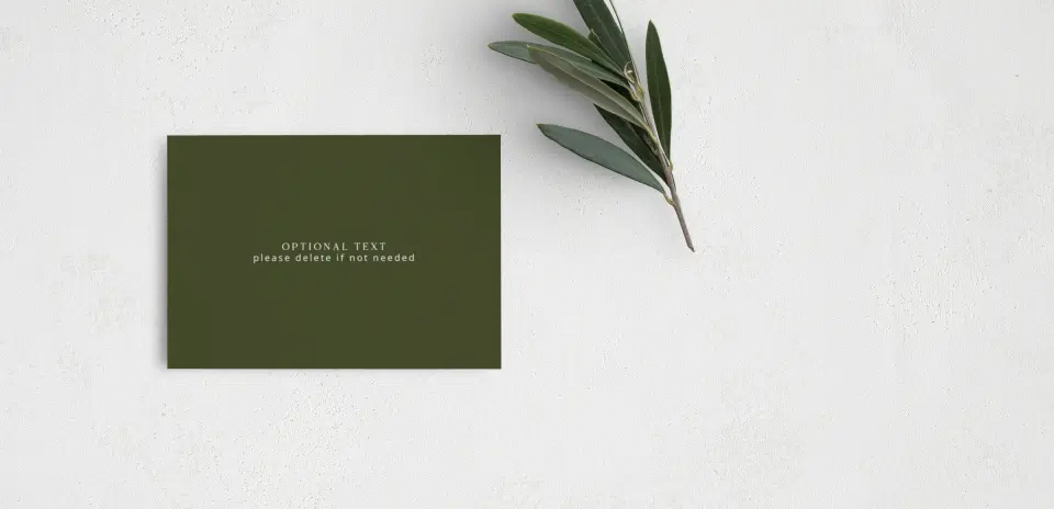 Guest Information Card Back View