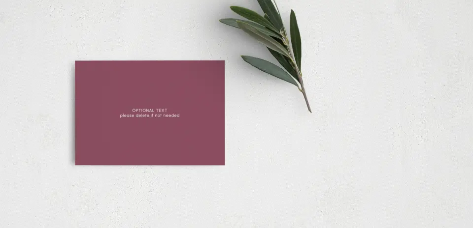 Guest Information Card Back View