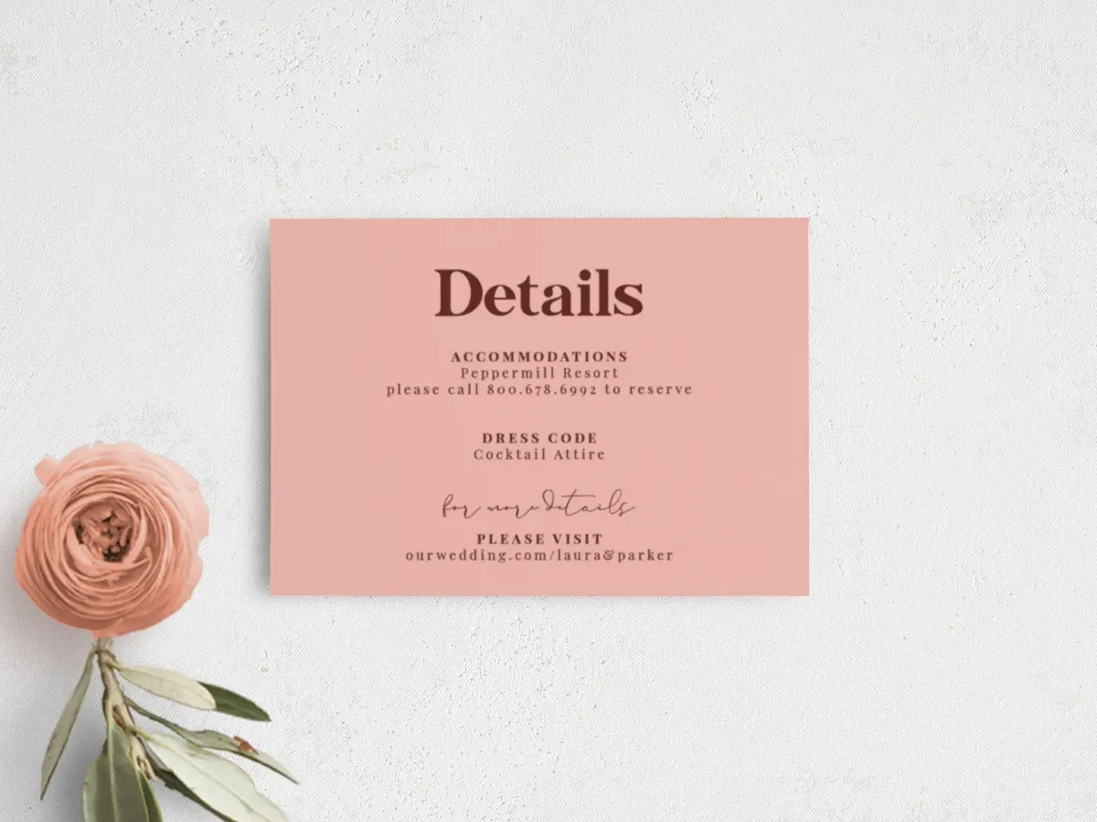 Guest Information Card