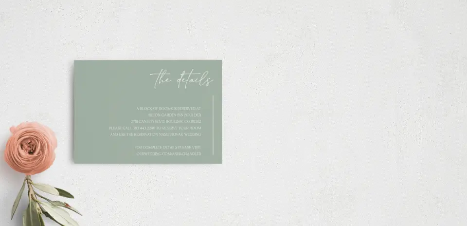 Guest Information Card
