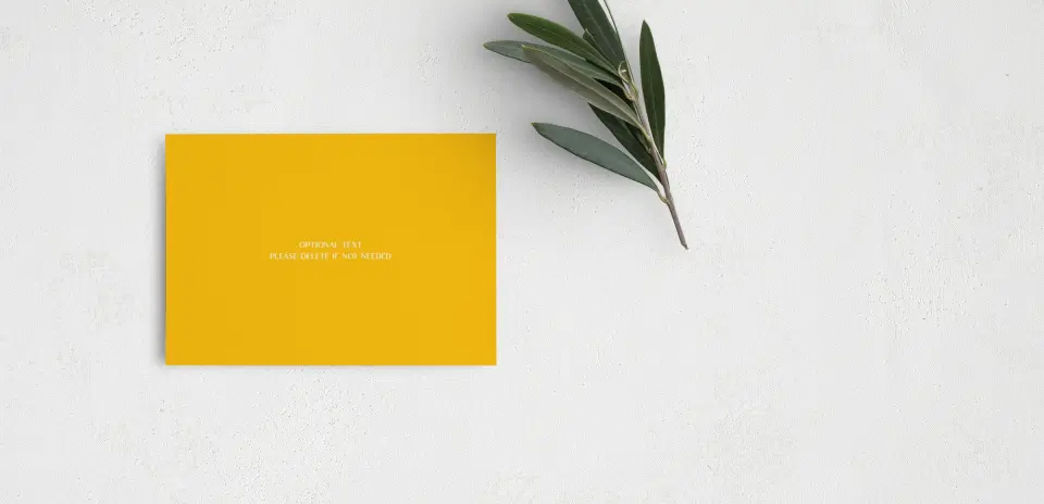 Guest Information Card Back View