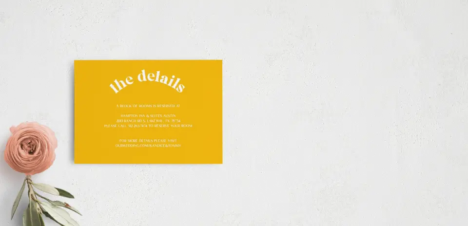 Guest Information Card