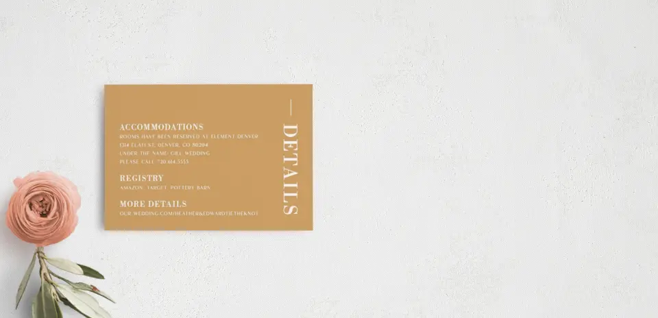 Guest Information Card