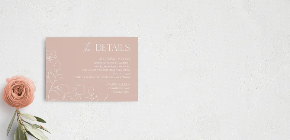 Guest Information Card