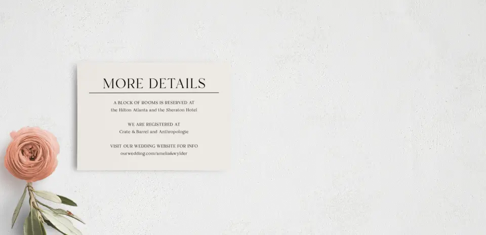 Guest Information Card