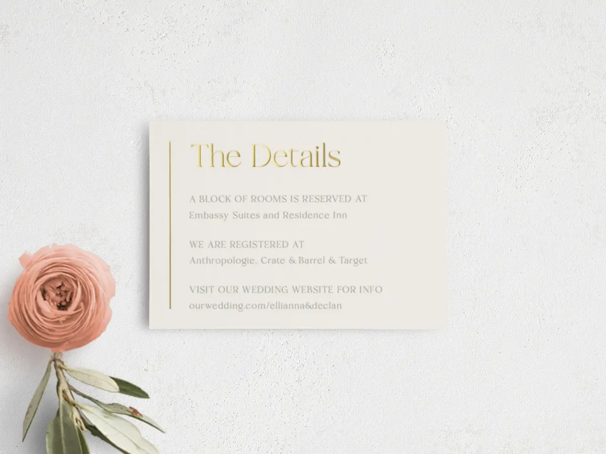 Guest Information Card