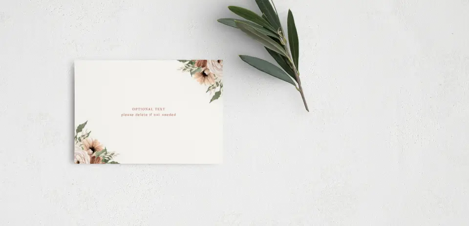 Guest Information Card Back View