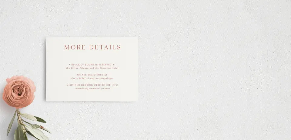 Guest Information Card