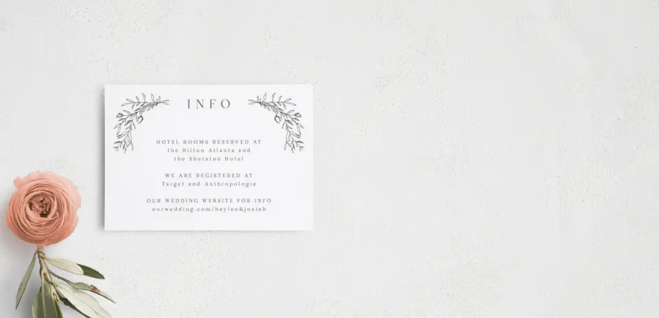 Guest Information Card
