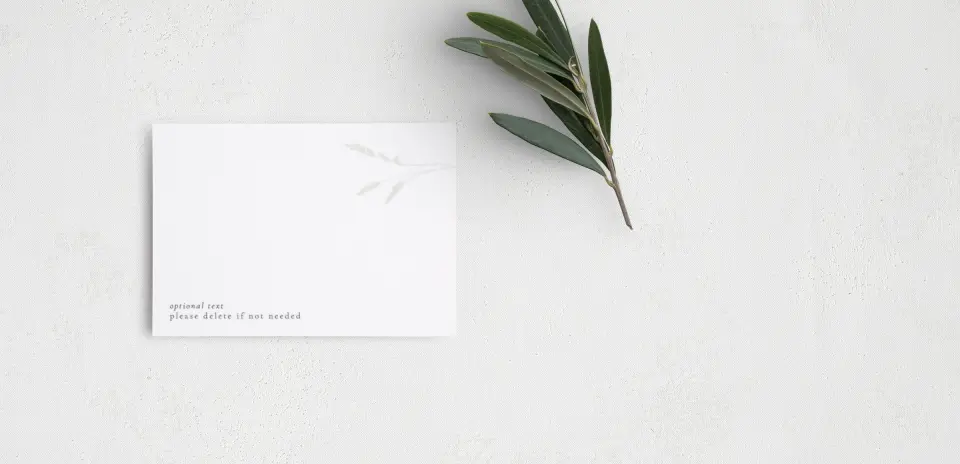 Guest Information Card Back View
