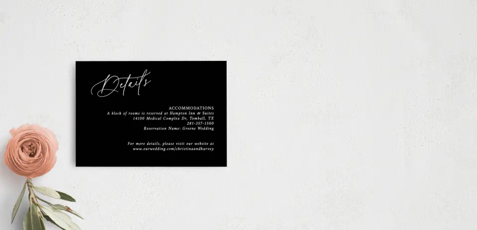 Guest Information Card