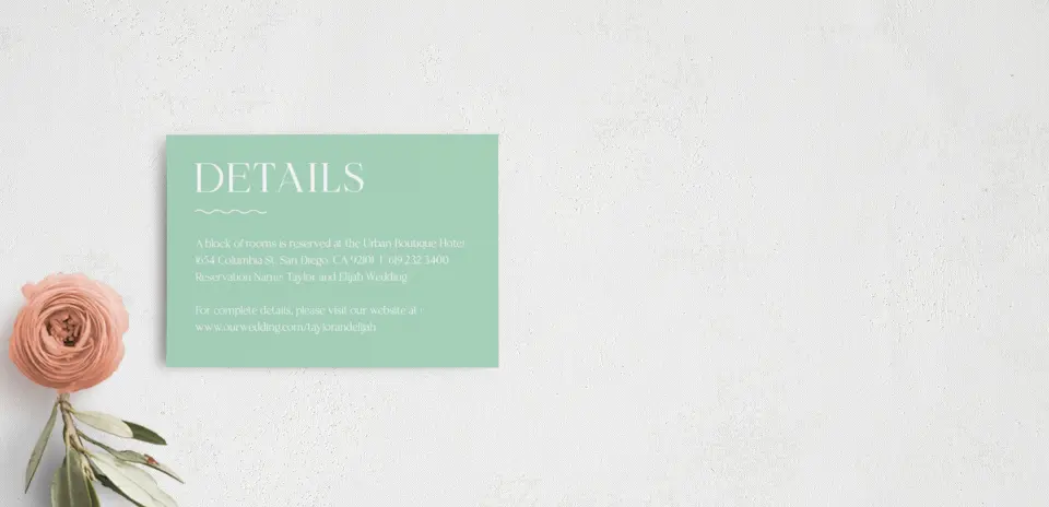 Guest Information Card