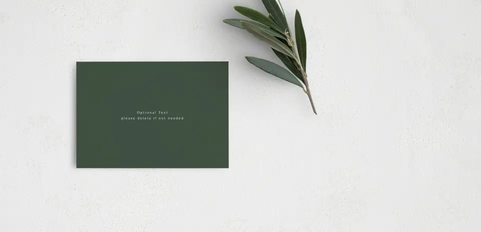 Guest Information Card Back View